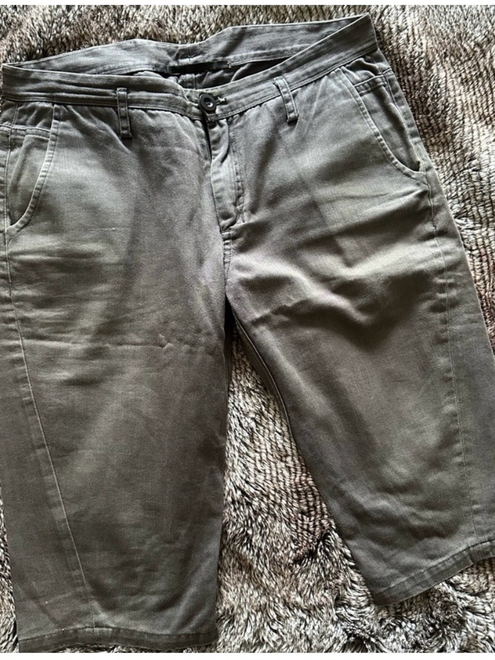 Endovanera Casual Gray Denim Shorts